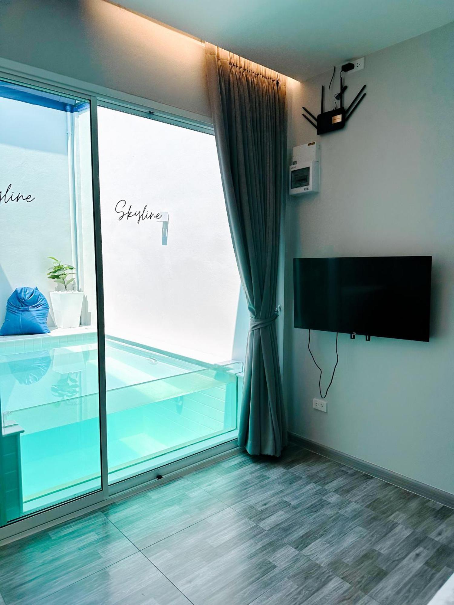 Skyline Resort Ban Khlong Lat Bua Khao Eksteriør bilde